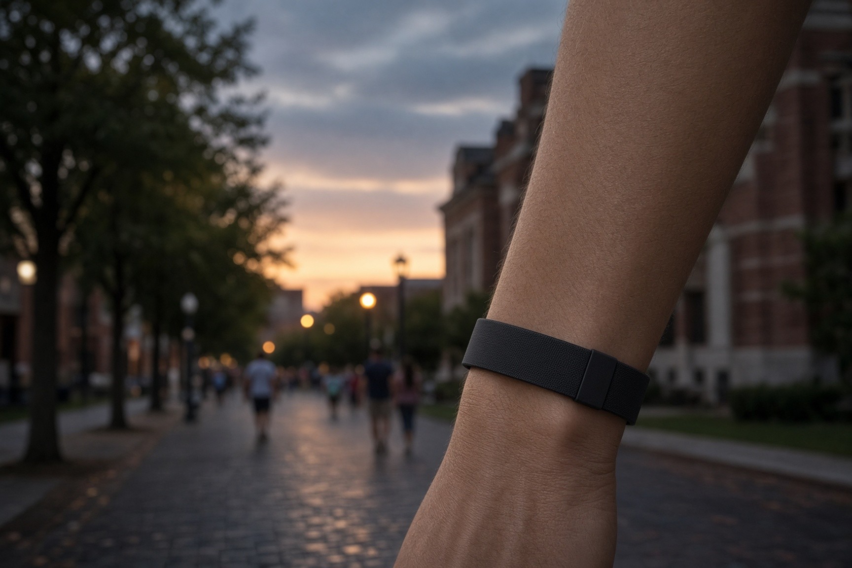 Brazalete en el campus